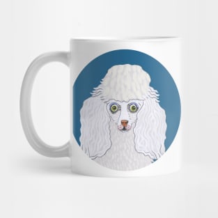 Fluffy Standard Poodle Dog Mug